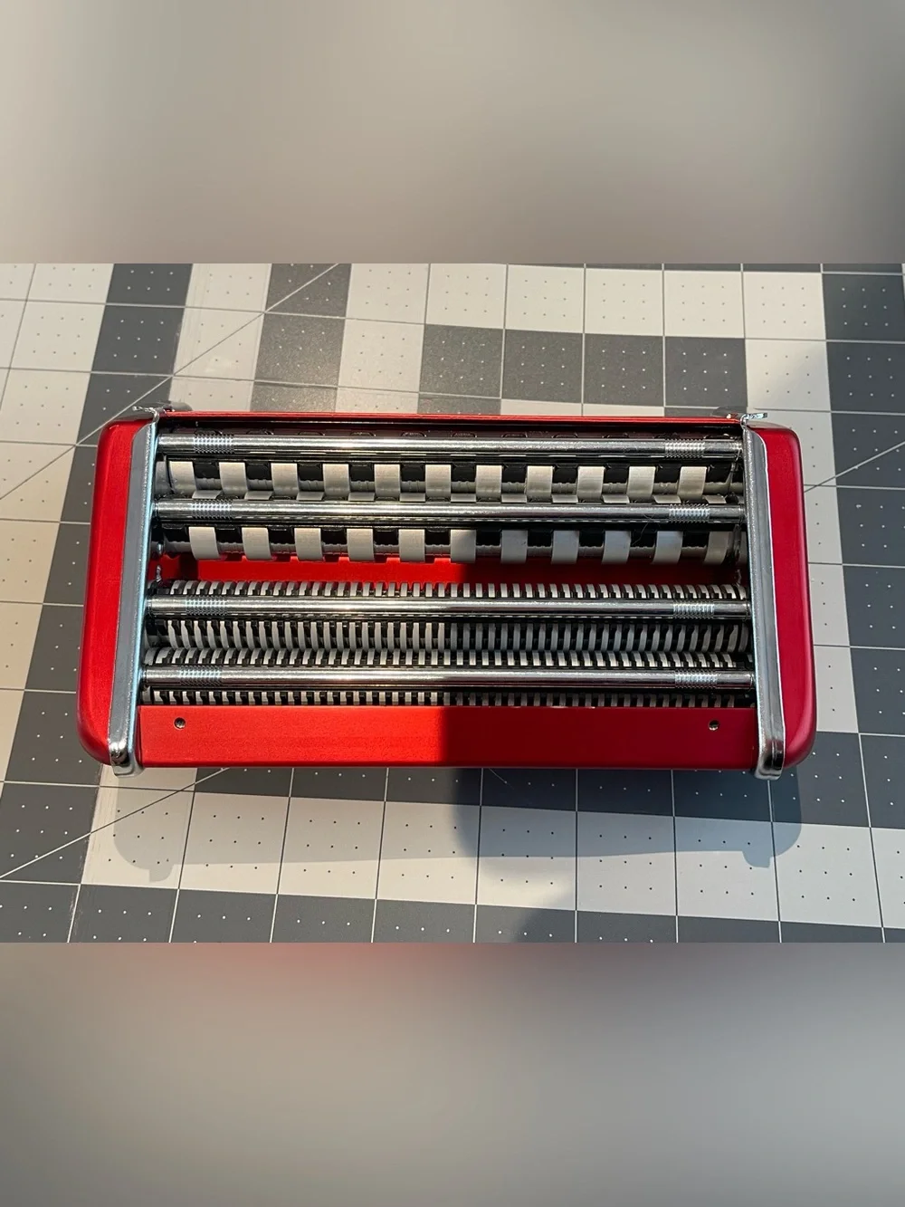 Marcato Atlas 150 Double Cutter Attachment RED Pasta Machine Part Made Italy